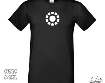 Iron Man Arc Fusion T-Shirt | Arc Reactor Fusion Chest Reactor Power Generator Inspired Shirt, Iron Man, Avengers