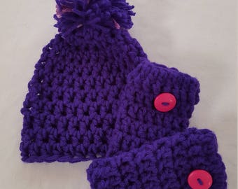 Infant hat and leg warmers