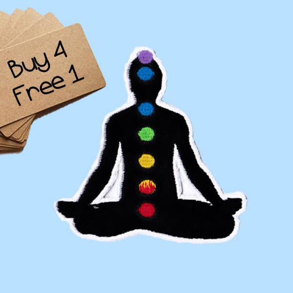 Yoga Patches Zen Patch Iron On Patch Embroidered Patches