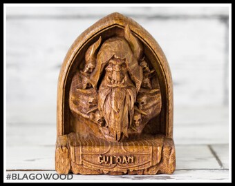 Wooden, Guldan, hearthstone, warcraft, wow, world of warcraft, wow hero, wow statue, wow figurine, warlock