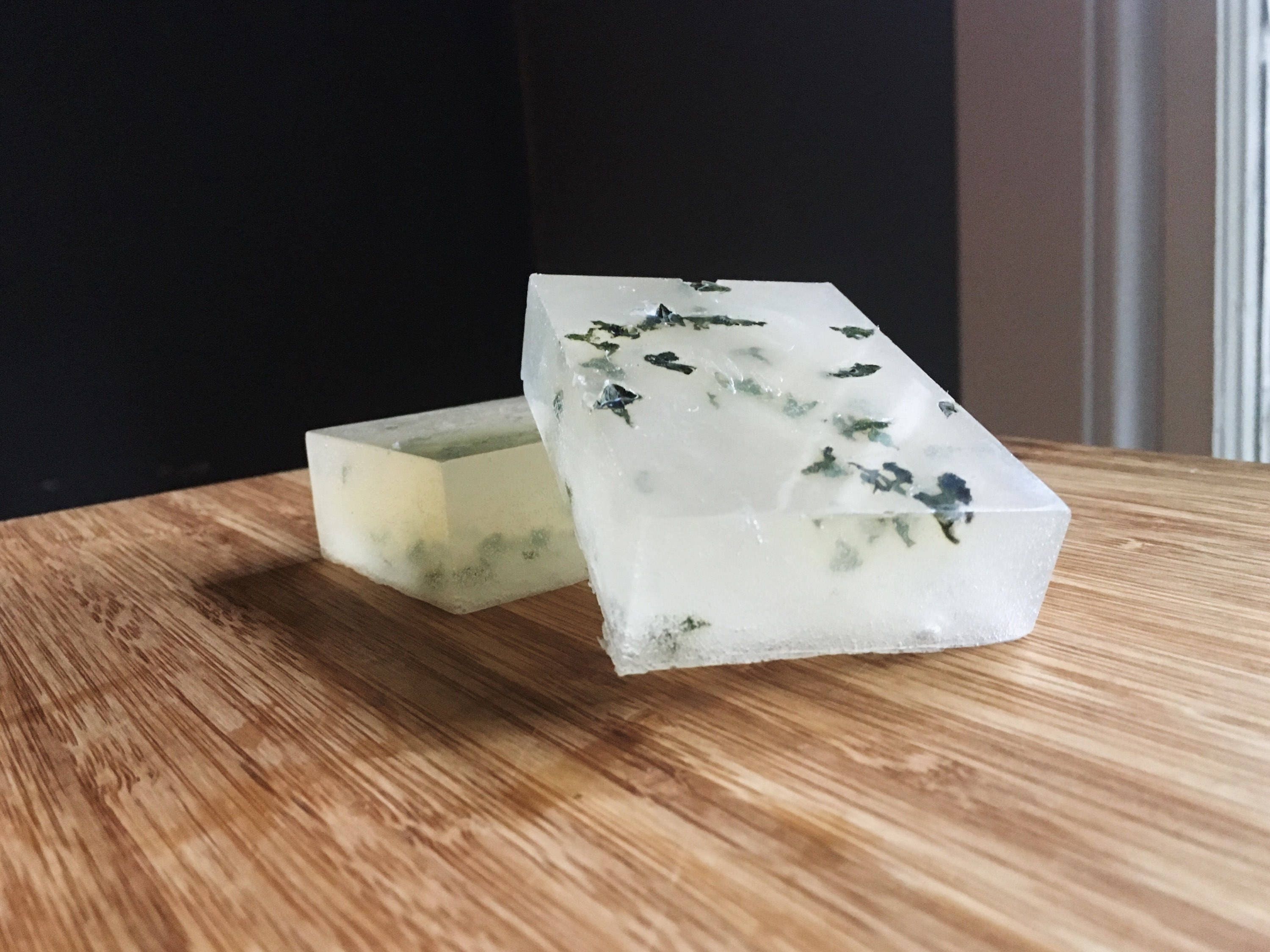 Peppermint and tea tree bar soap