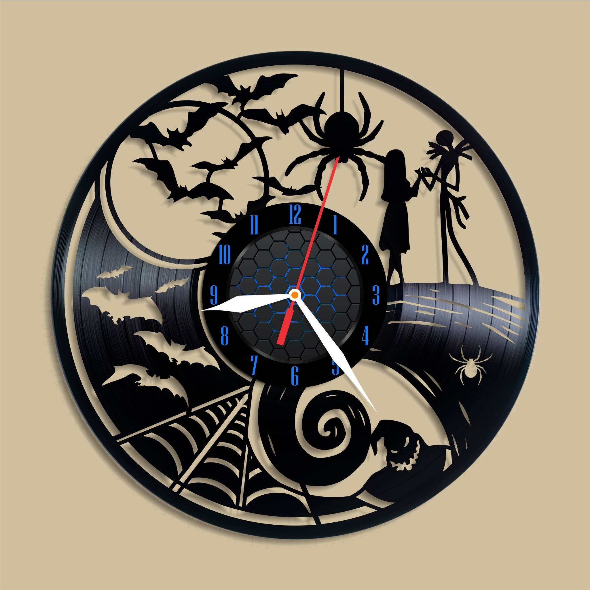 Nightmare Before Christmas Vinyl wall clock Nightmare Before