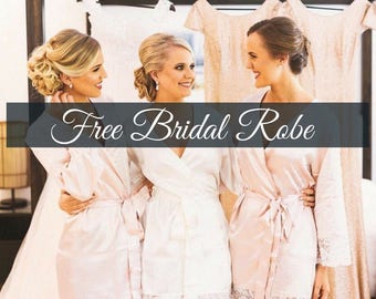 BRIDESMAID ROBES, Bridesmaid Gifts, Set of Bridesmaid Robes, Bridesmaid Robe, Bridesmaid Gift, Kimono Robe, Wedding Robes, Set of Robes