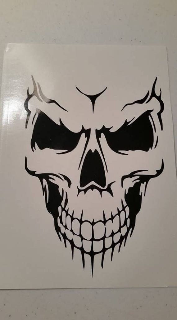 Skull Car Decal