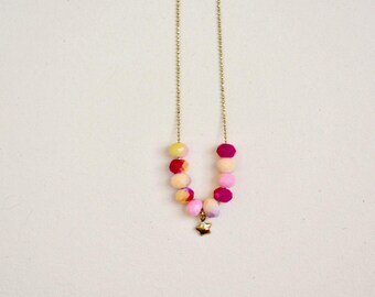 Girl Necklace, Kids Necklace, Kids Jewelry, Vintage Jewelry, Children Jewelry, Gift for daughter,Holiday Gift, Chi