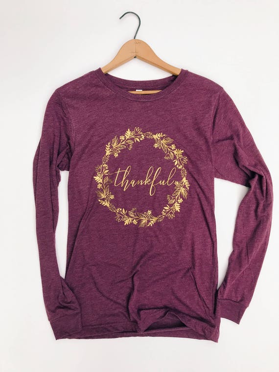 long sleeve thanksgiving shirt