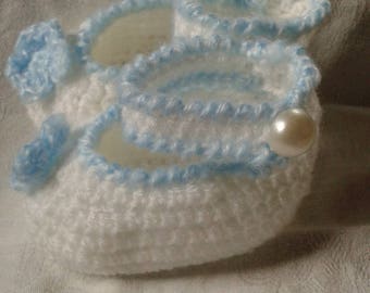 blue white baby Sandals shoes