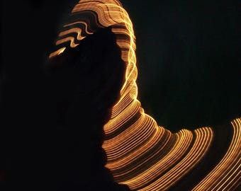 Carina Shero Light Wave 3D Lenticular Fine Art Nude Print