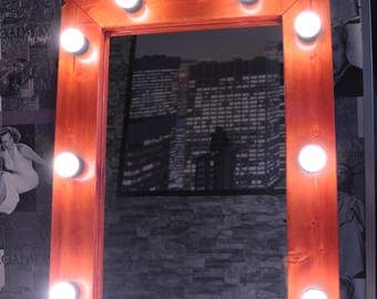 Make-up-Hollywood vanity mirror with lights
