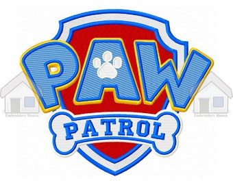 Symbol Military Puppy Fully Embroidery Design 4 sizes “Instant download”