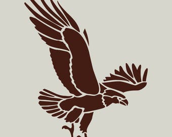 eagle stencil etsy