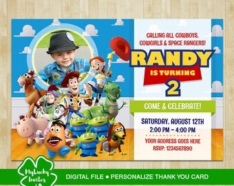 Toy Story Invitation, Toy Story Birthday Invitation, Toy Story Party, Toy Story Birthday, Toy Story