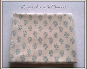 Coupon Buke ornament Tilda fabrics 50x55cm cadet blue
