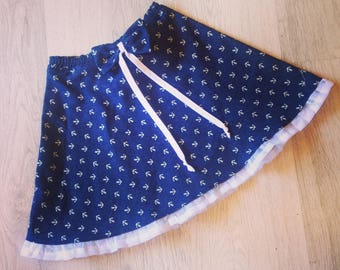 Navy skirt