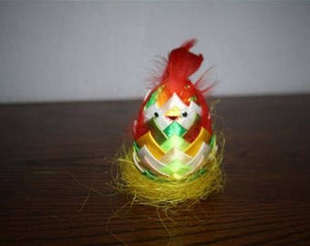Satin Easter hen