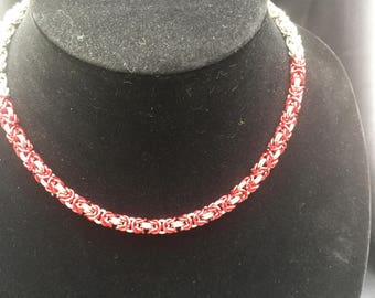 Byzantine Necklace with Red Highlights