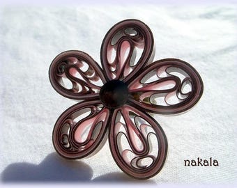 * SALE * unique ring made of paper, varnished