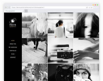 Photographer WordPress Theme - Portfolio WordPress Template for Photographers