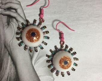 Eyeballs pierced Eyeball earrings
