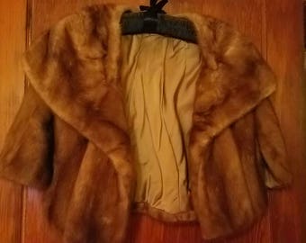Genuine Vintage Mink Stole/Shrug