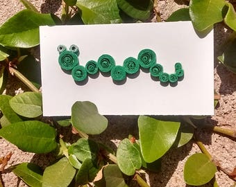 Paper Quilling Worm