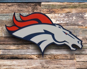 Denver Broncos Wall Decor broncos decor | etsy Denver Broncos Wall Decor broncos decor | etsy