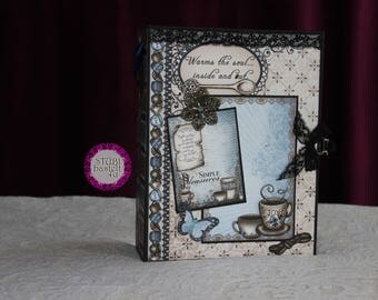 Coffee talk Scrapbook, photo album, mini album