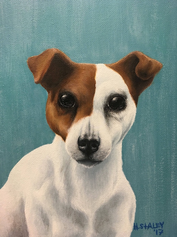 Items similar to Custom pet portraits- Acrylic 8x10 painting on Etsy