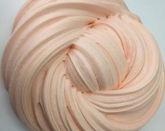 Peach Scented Fluffy Slime ~ Fluffy Slime ~ fruit scented slime ~ scented slime