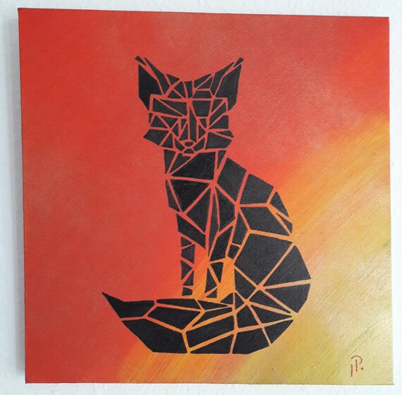 Fox in the tangram