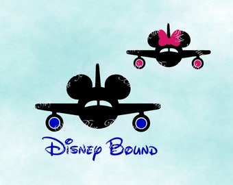 Download Mickey plane svg | Etsy