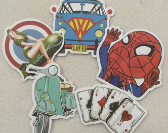 Mustache Set 35 different mustaches Car Decal Computer