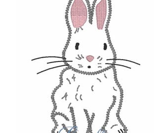 Bunny embroidery | Etsy