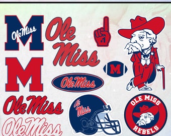 Ole miss rebels svg | Etsy