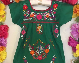 Mexican Embroidered Dress