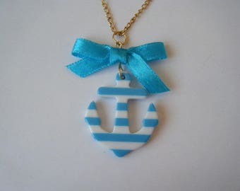 Turquoise pendant In the navy ♥ ♥