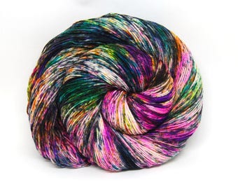 Hardcore Sock Yarn - "BamBOOzled" - Handpainted Superwash Merino - 463 Yards