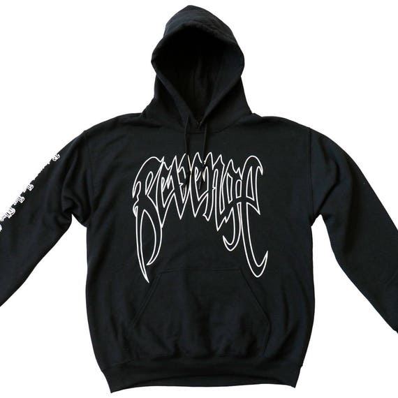 Revenge 'KILL' Hoodie MENS Black Sweatshirt with