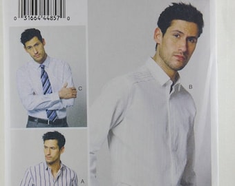 ON SALE Vogue 8889, Men's Shirt Sewing Pattern, Men's Loose-fitting Shirt Pattern, Vogue Pattern, Men's Sizes 40, 42, 44, 46, New and Uncut