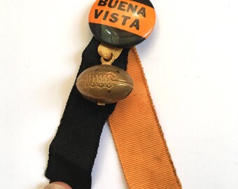 Vintage Buena Vista Football Charm Pin