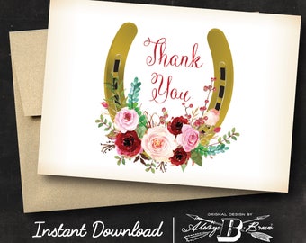 Western thank you | Etsy