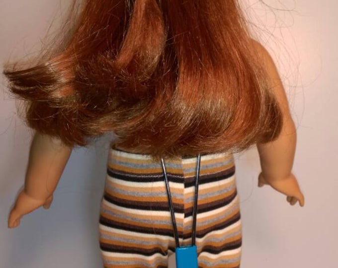 Brown Stripe leggings for 18 inch dolls
