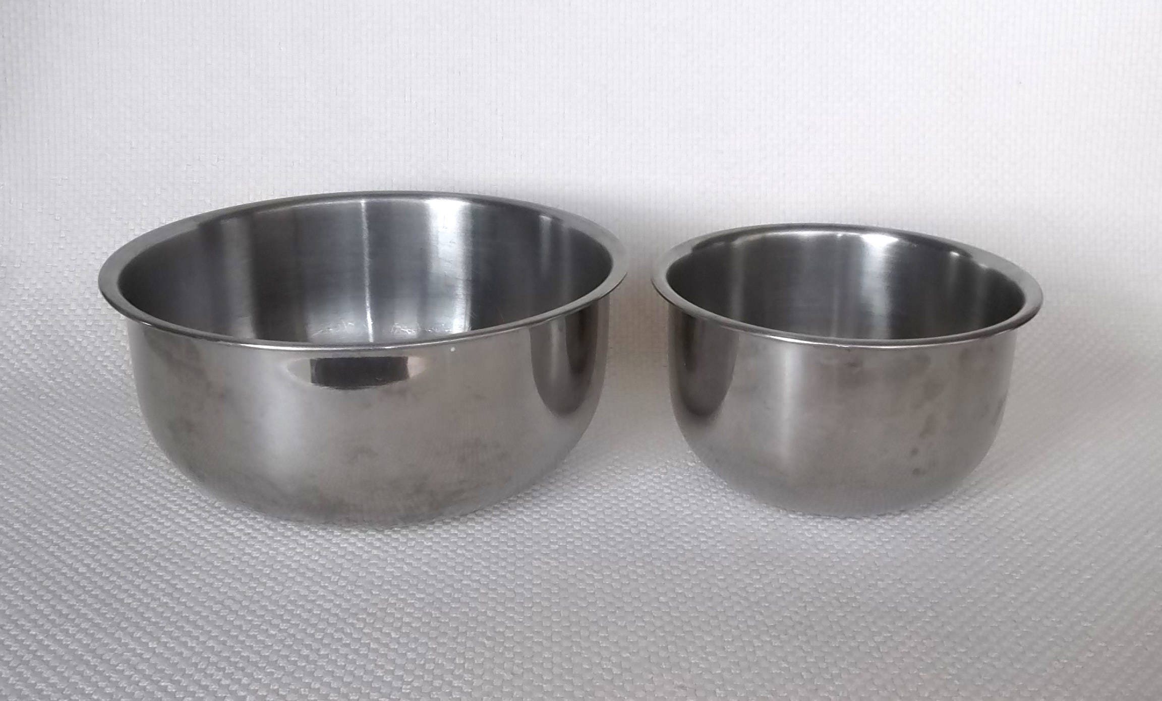 Vintage Vollrath 2 Piece Stainless Steel Mixing Bowl Set 1.5 Quart ... Vintage Vollrath 2 Piece Stainless Steel Mixing Bowl Set 1.5 Quart ...