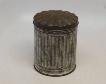 Vintage Salesman Sample Garbage Can - Salesman Sample - Tin Garbage Can - Tin Trash Can