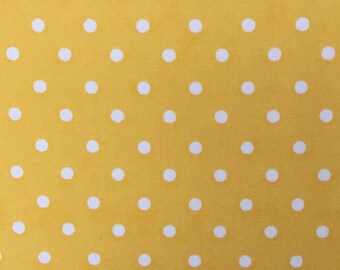 Robert Kaufman Fabric, Pimatex Basic Yellow BKT 6003-5, Polka Dots, Yellow Dots