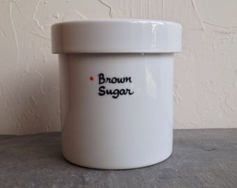 Freeman Lederman Brown Sugar Canister