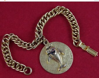 Now On Sale Rare Signed Charlie The Tuna Starkist Collectible Charm Bracelet SKF
