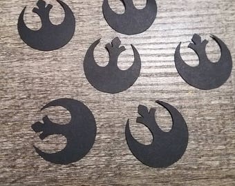 Star Wars confetti, Rebel Alliance confetti, Jedi Confetti, Empire confetti, Star Wars birthday, Star Wars baby shower, Star Wars wedding,