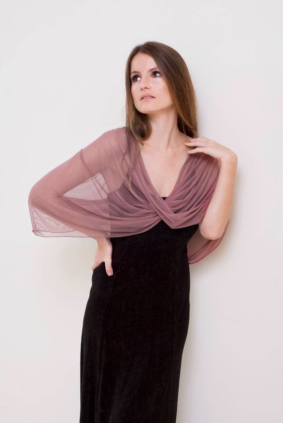 Navy Blue Bridesmaids Cover Ups. Sheer Versatile Shawls Wraps.