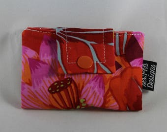 Business Card Wallet, Card Wallet, Business Card Holder, Wallet Card Case, Fabric Card Case, Fabric Wallet, Card Case